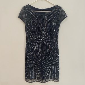 Navy blue Adrianna Papell Dress — size 6P